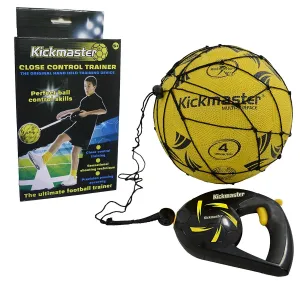 Kickmaster Close Football Control Shoot Pass Trainer Soccer Skills Practice Set