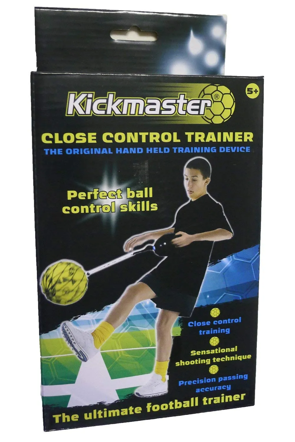 Kickmaster Close Football Control Shoot Pass Trainer Soccer Skills Practice Set