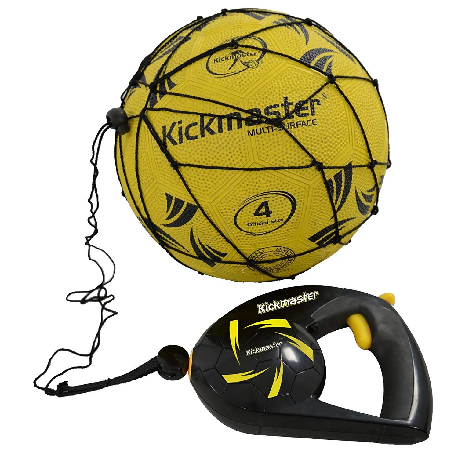 Kickmaster Close Football Control Shoot Pass Trainer Soccer Skills Practice Set