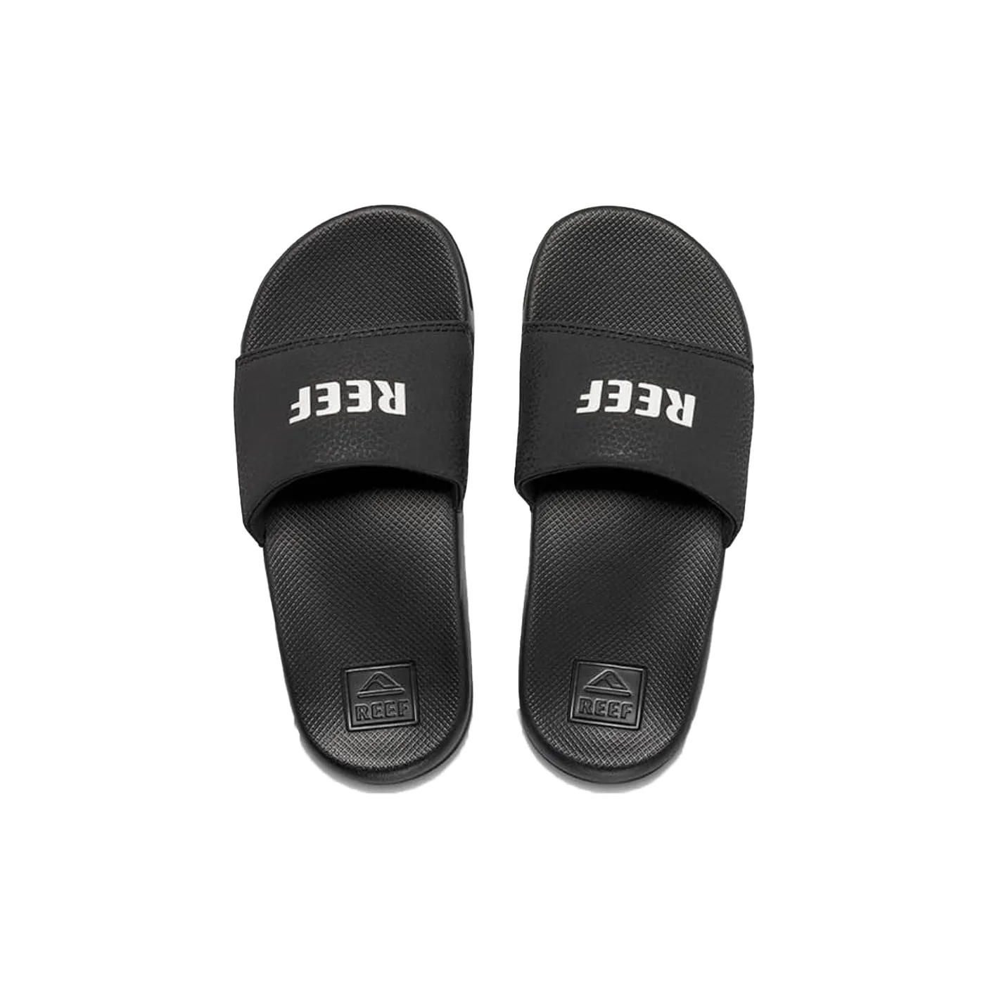 KIDS ONE SLIDE REEF BLACK/WHITE