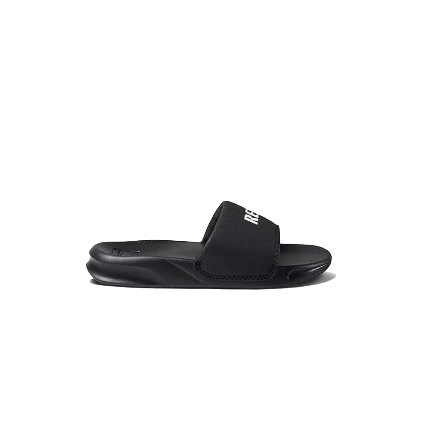 KIDS ONE SLIDE REEF BLACK/WHITE