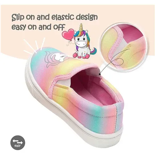 Kids Shoes for Boys Girls Casual Sneakers Pink Unicorn - KKOMFORME