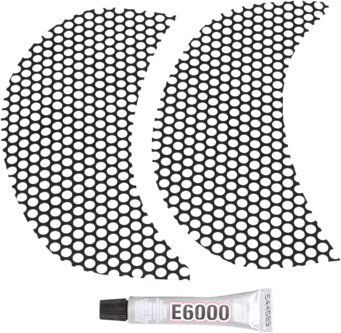 Klock Werks KW05-01-0368-B Fairing Vent Screen - Round - Black