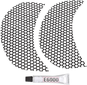 Klock Werks KW05-01-0368-B Fairing Vent Screen - Round - Black
