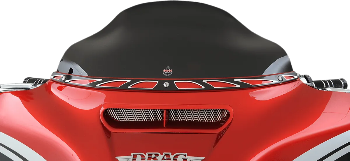 Klock Werks KW12-00-0002 Fairing Vent Screen - Round - Chrome