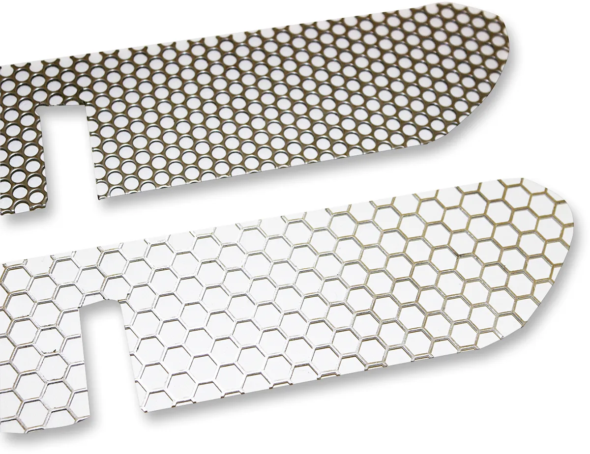 Klock Werks KW12-00-0002 Fairing Vent Screen - Round - Chrome