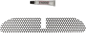 Klock Werks KW13-00-0003-B Fairing Vent Screen - Round - Black