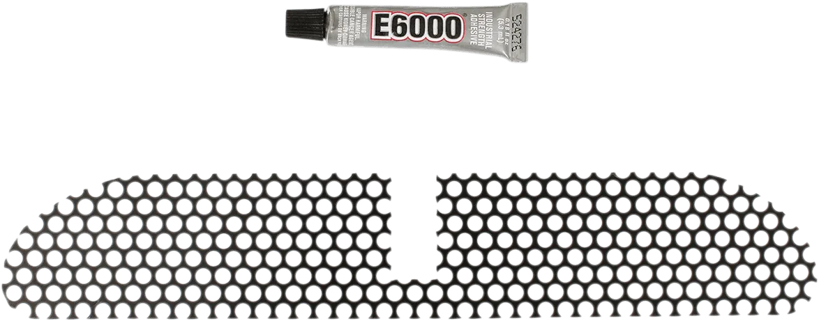 Klock Werks KW13-00-0003-B Fairing Vent Screen - Round - Black