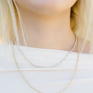 Lab Grown Diamond Tennis Necklace