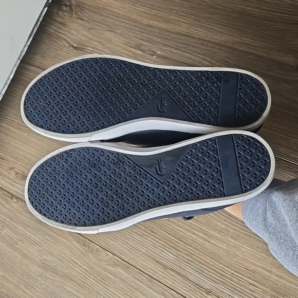Lacoste Bayliss 119 Navy Leather Sneakers