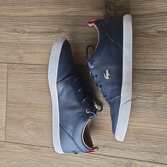 Lacoste Bayliss 119 Navy Leather Sneakers