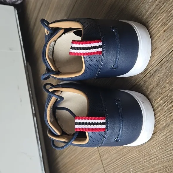 Lacoste Bayliss 119 Navy Leather Sneakers