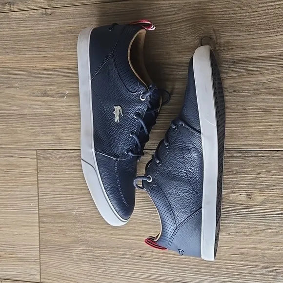 Lacoste Bayliss 119 Navy Leather Sneakers