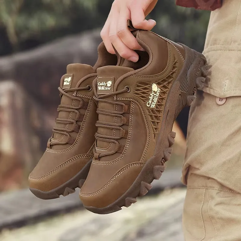 Leather Hiking Anti-Slip Casual Shoes For Men