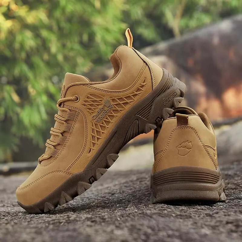Leather Hiking Anti-Slip Casual Shoes For Men