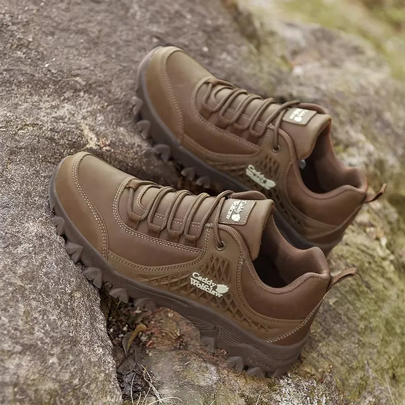 Leather Hiking Anti-Slip Casual Shoes For Men