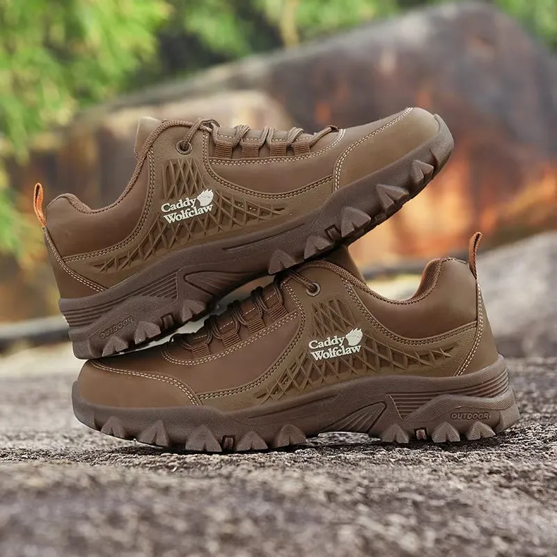 Leather Hiking Anti-Slip Casual Shoes For Men
