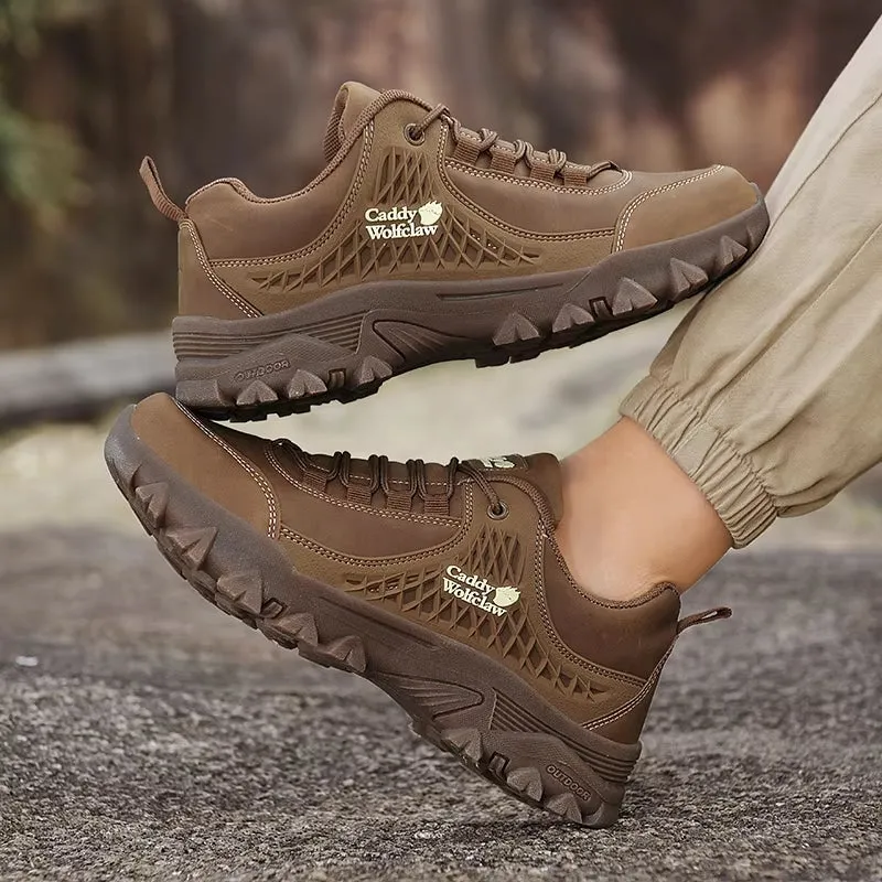 Leather Hiking Anti-Slip Casual Shoes For Men