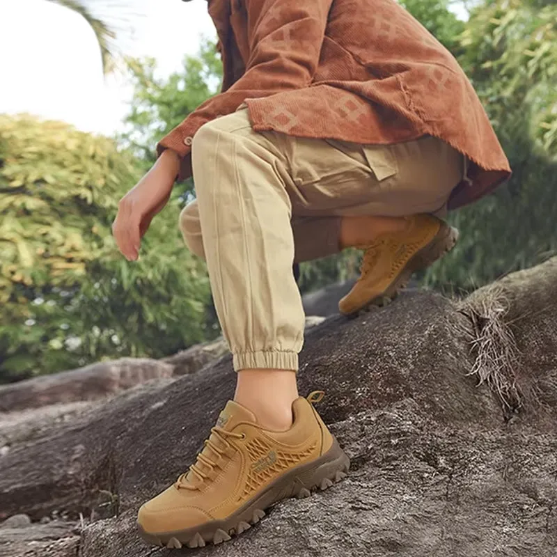 Leather Hiking Anti-Slip Casual Shoes For Men