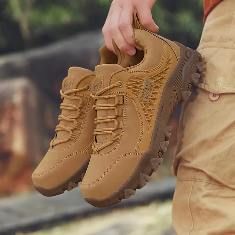 Leather Hiking Anti-Slip Casual Shoes For Men