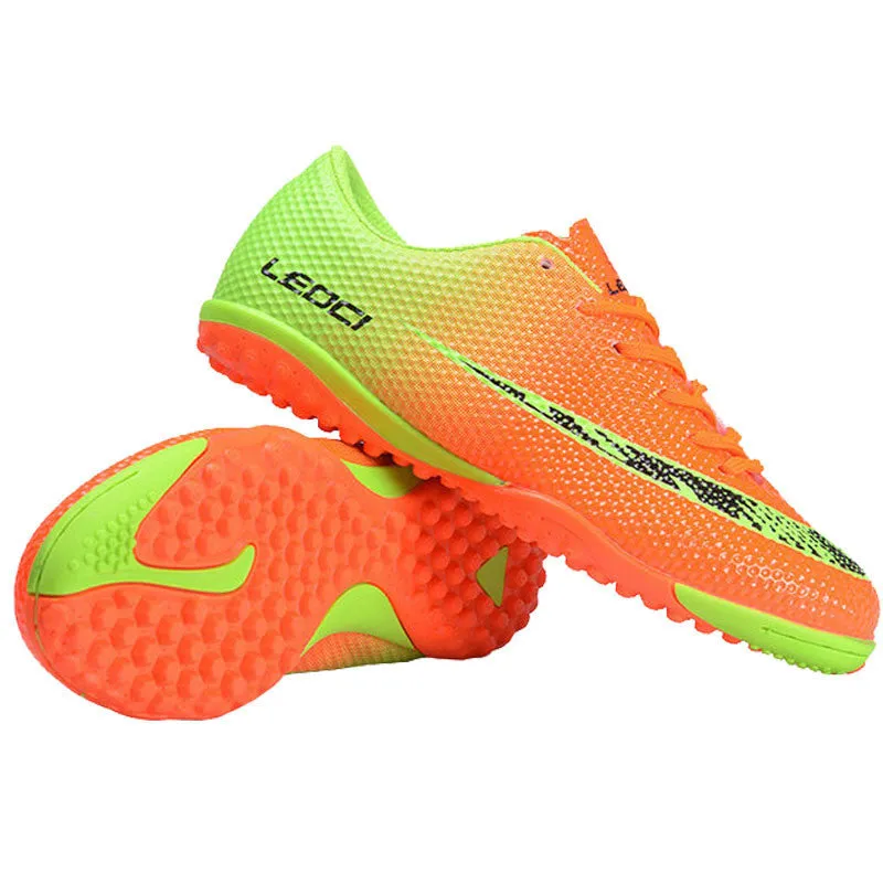 LEOCI Football Shoes boots Unisex Soccer Boot Football Boots indoor football shoe for adult children's 33-44 size Train Sneakers