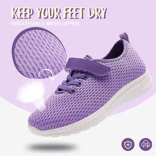 Little Kid Running/Walking Tennis Shoes Purple- KOMFORME