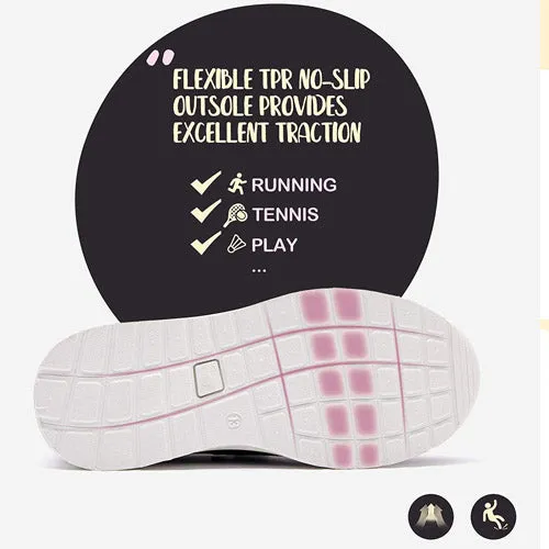 Little Kid Running/Walking Tennis Shoes White- KOMFORME