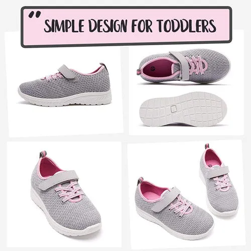 Little Kid Running/Walking Tennis Shoes White- KOMFORME