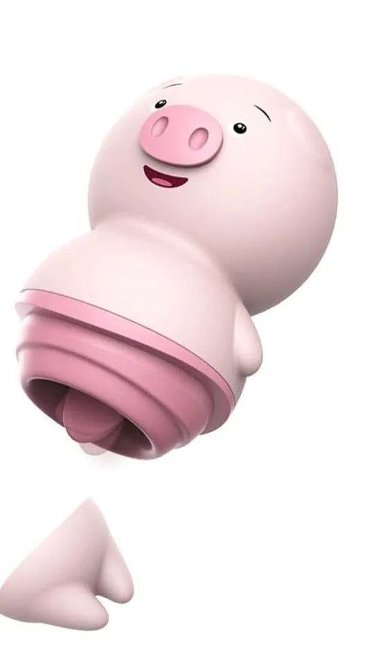 Little Piggie Flickering Tongue Vibrator