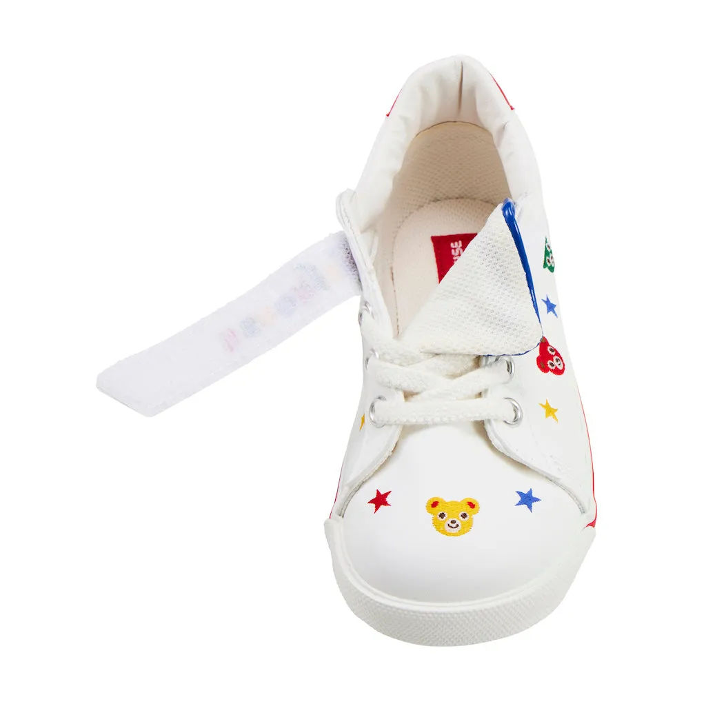 Logo-Embroidered Kid Shoes