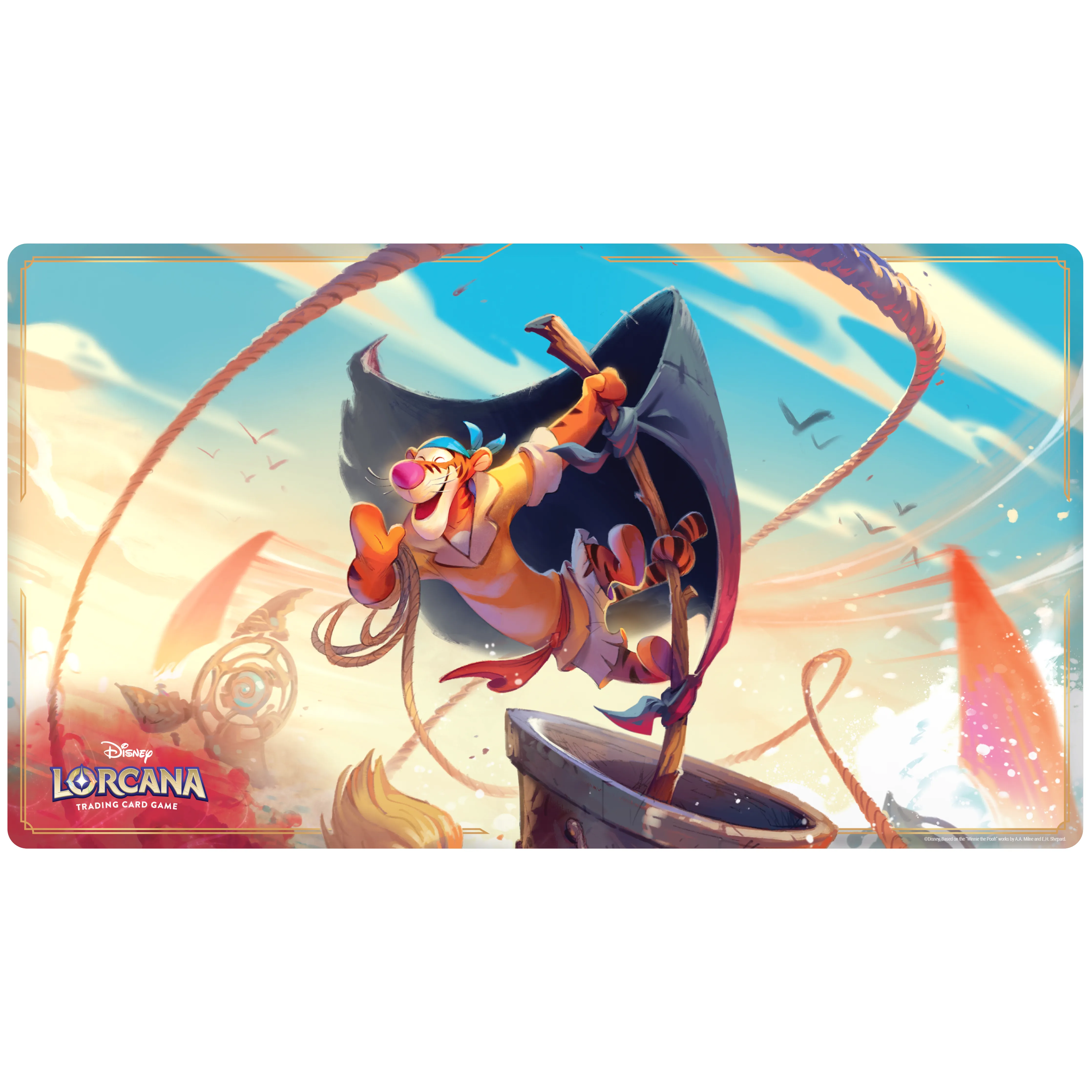Lorcana Playmat - Tigger In the Crow's Nest