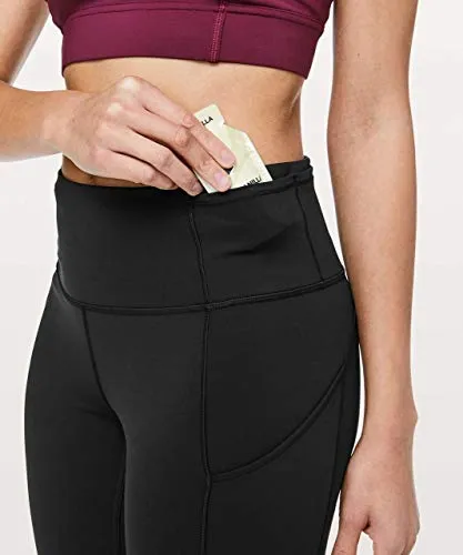 LULULEMON Fast and Free 7/8 Tight 25" (Black (Non-Reflective), 6)
