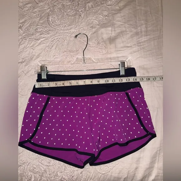 Lululemon like new Run Time Shorts Reflective Night Fall Ultra Violet Silver