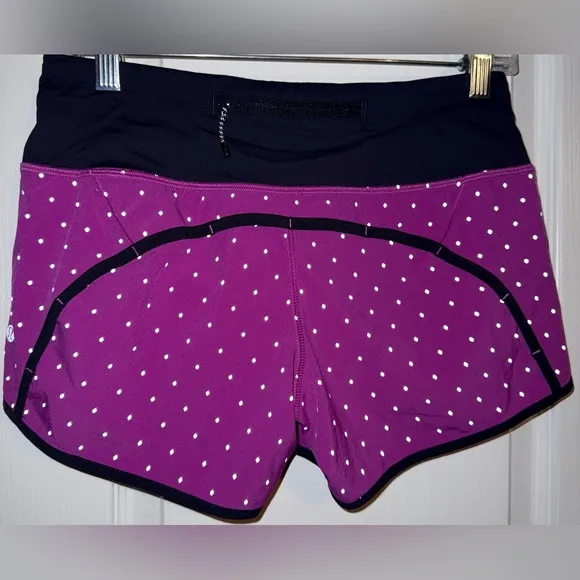 Lululemon like new Run Time Shorts Reflective Night Fall Ultra Violet Silver
