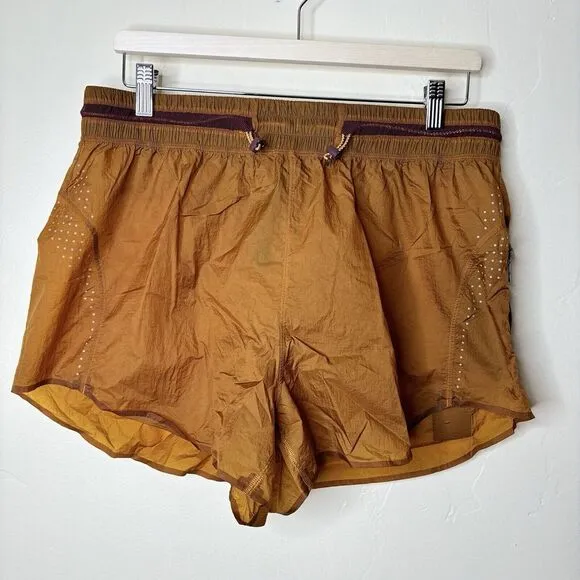 Lululemon x Roksanda‎ Shorts Womens 12 Break New Ground Fools Gold Packable Run