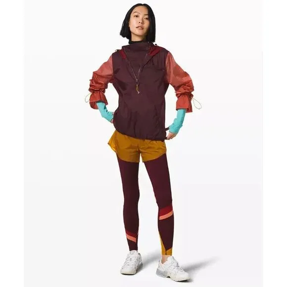 Lululemon x Roksanda‎ Shorts Womens 12 Break New Ground Fools Gold Packable Run