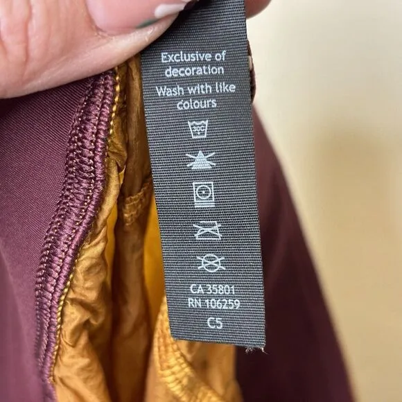Lululemon x Roksanda‎ Shorts Womens 12 Break New Ground Fools Gold Packable Run