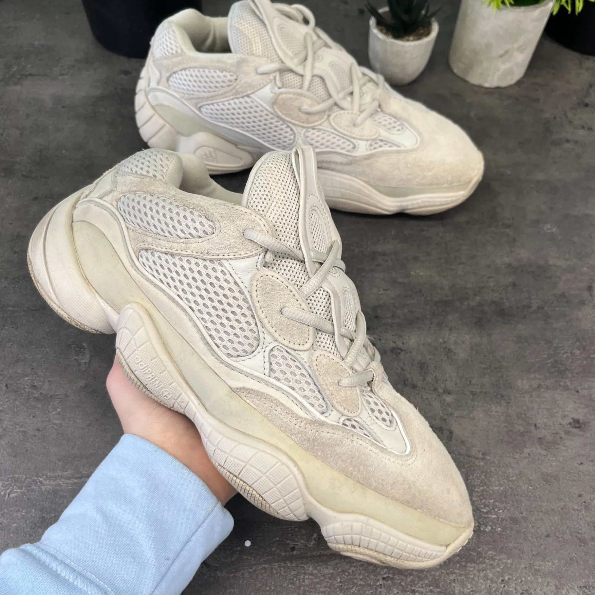 Men's 500 Low Trainers Beige Size EU 41.5 / UK 7.5
