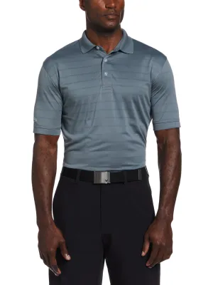 Mens Vent Short Sleeve Open Mesh Polo Shirt