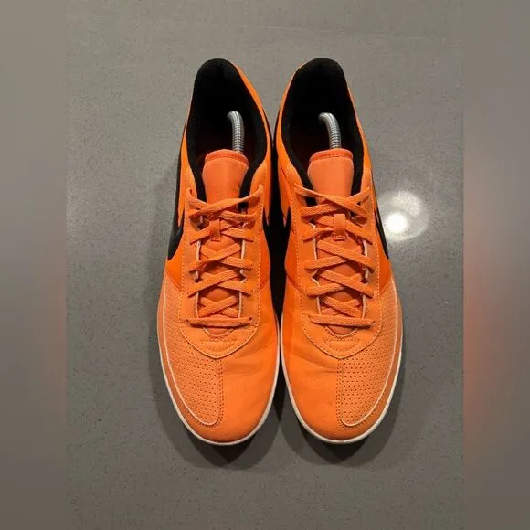 Men’s Orange Nike Davinho Futsal Indoor Soccer Shoes Cleats Size 13 Rare
