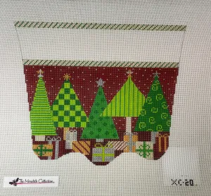 Meredith Collection XC-20 Oh Christmas Tree Stocking Cuff- 13m
