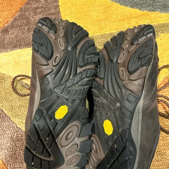 Merrell Moab River Waterproof Hiking Shoes Espresso Brown Men’s Size 10.5 US
