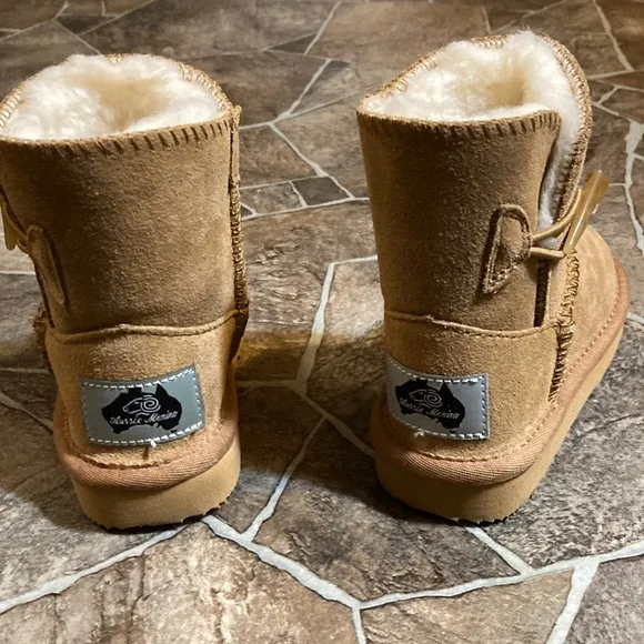 New Aussie Merino Chestnut Auckland High Sz 8 Boots
