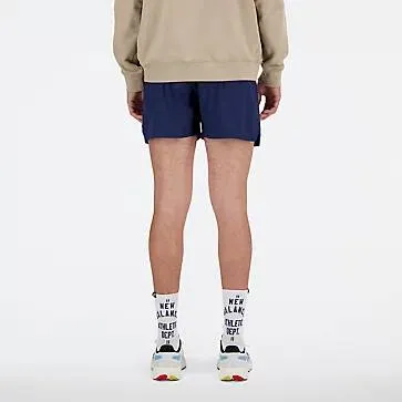 New Balance Race Short 5 Inch (Mens) - Navy