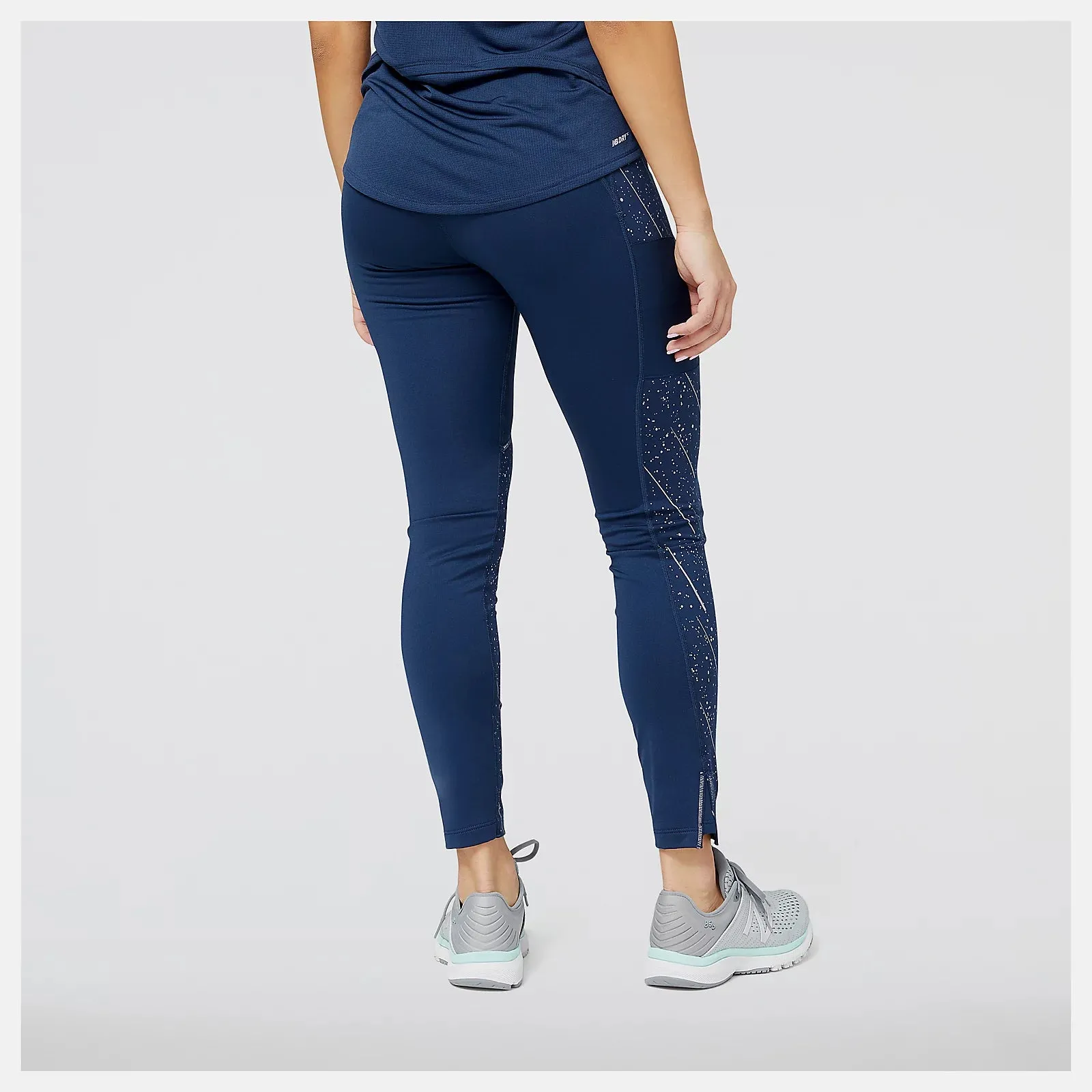 New Balance Women's Reflective Print Impact Run Heat Tight