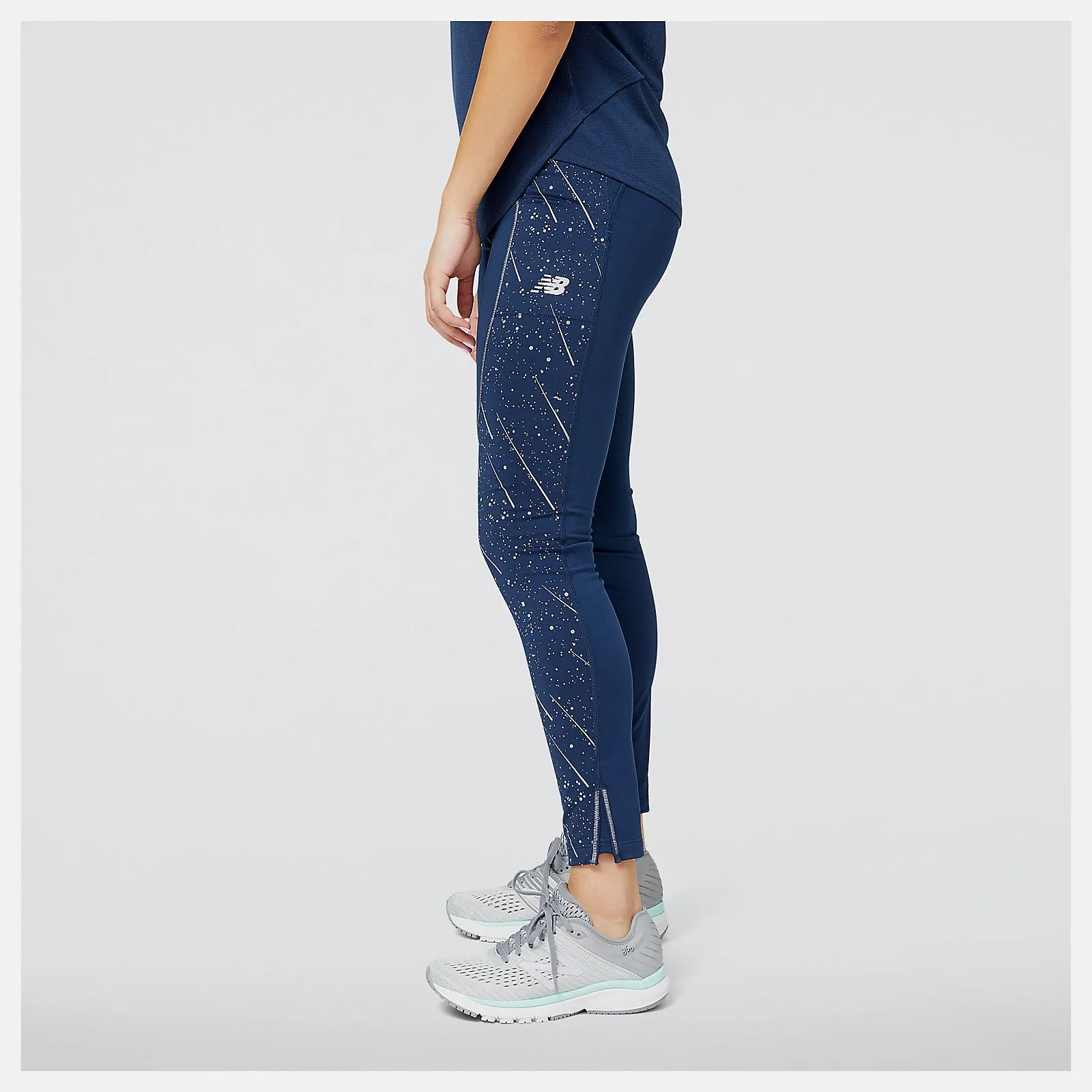 New Balance Women's Reflective Print Impact Run Heat Tight