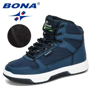 New Designers Children's Winter Boots Plush Warm Plush-Padded Boots