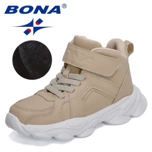 New Designers Warm Winter Snow Boots Children Ankle Boots