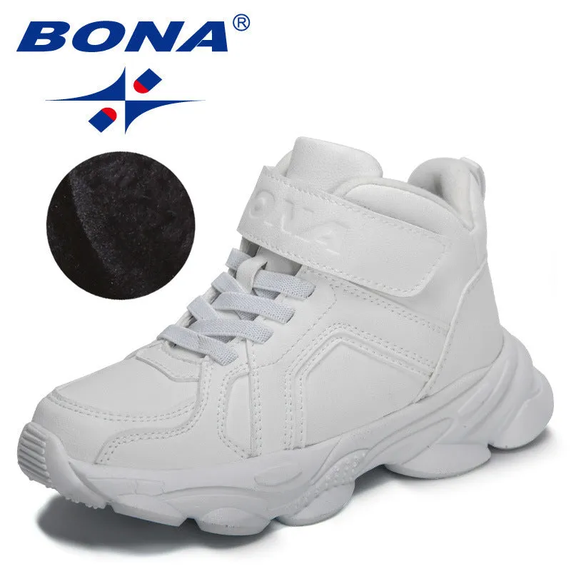 New Designers Warm Winter Snow Boots Children Ankle Boots