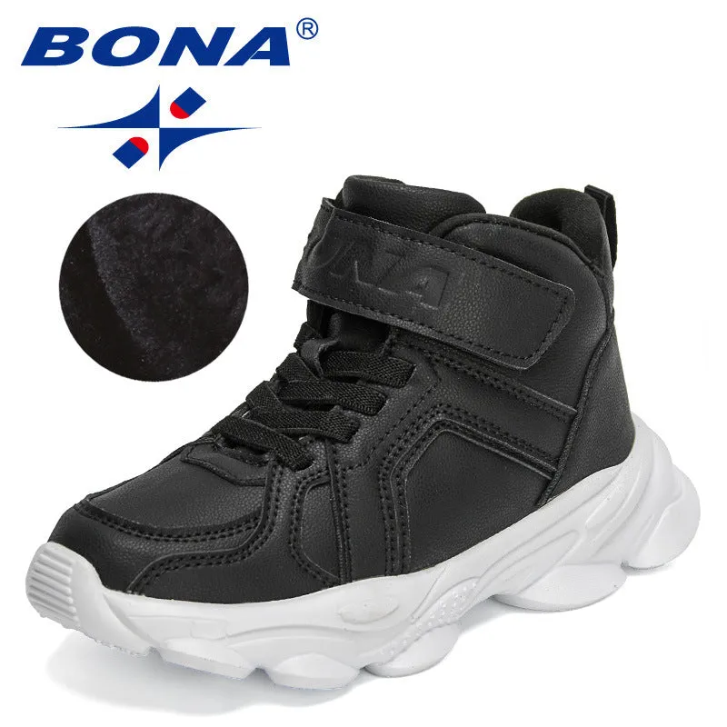 New Designers Warm Winter Snow Boots Children Ankle Boots